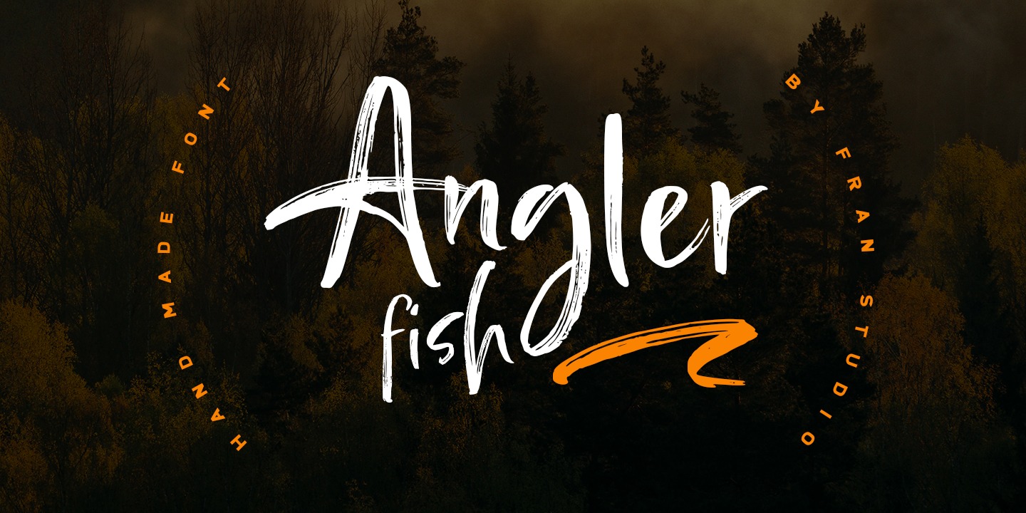 Example font Angler Fish #1